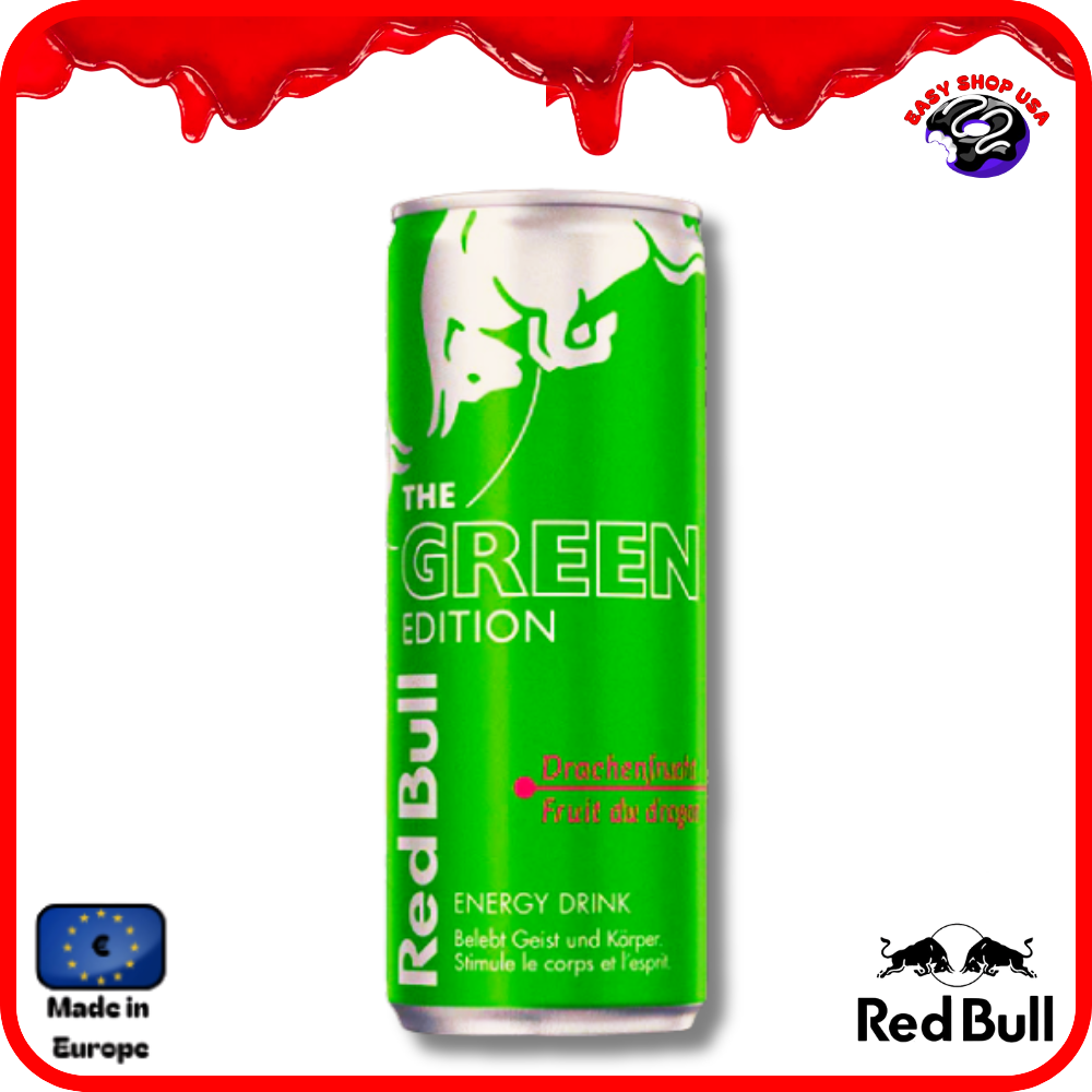 RED BULL - GREEN ĂDITION - FRUIT DU DRAGON - 25 cl