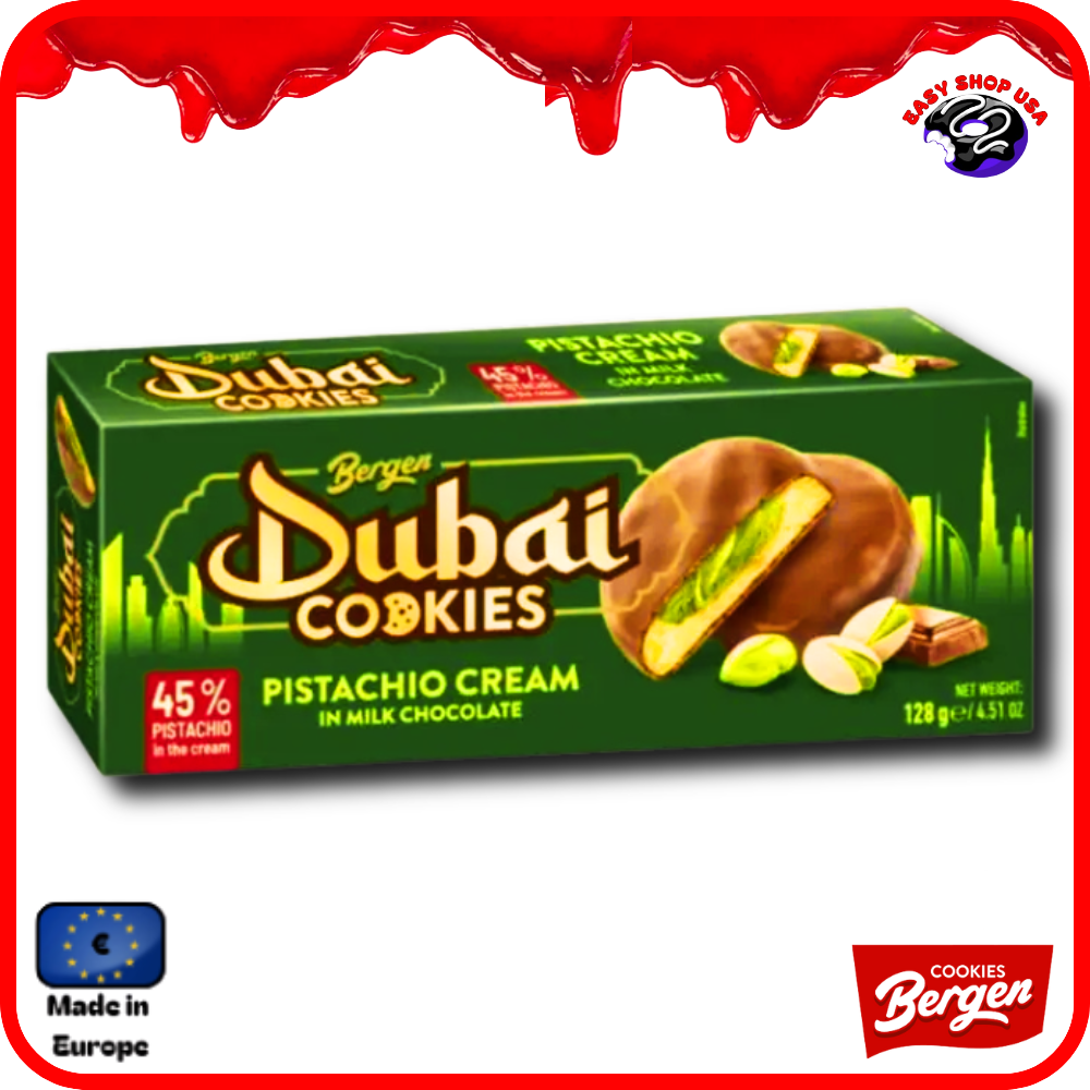 DUBAI COOKIES - PISTACHIO CRĂME - 128 g