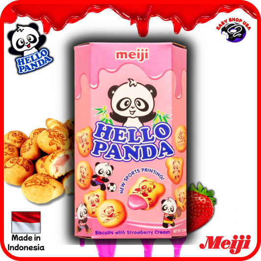 HELLO PANDA - FRAISE & CREME - 42 g
