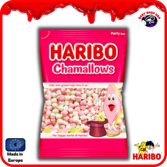 HARIBO - MINI CHAMALLOWS ROSE - 1 Kg