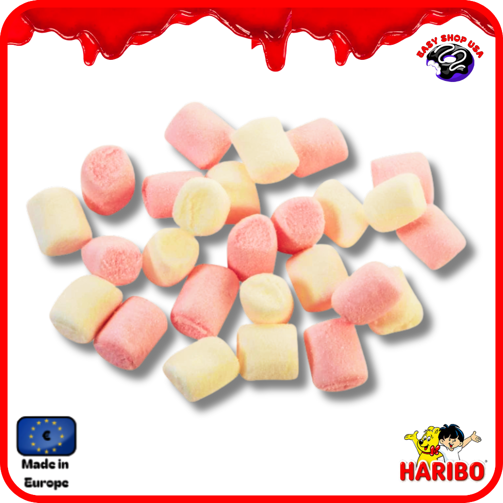 HARIBO - MINI CHAMALLOWS ROSE - 100 g