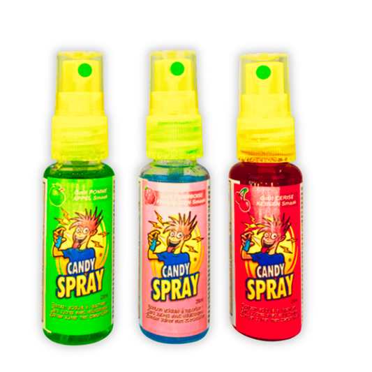 ♻️ CANDY SPRAY - Bonbon liquide en spray - 12 saveurs - 26 ml