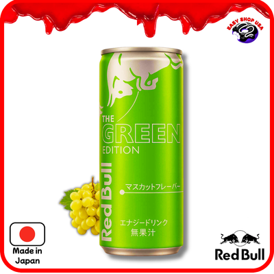 RED BULL - GREEN EDITION JAPON - RAISIN BLANC - 25cl