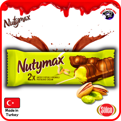 NUTYMAX - GAUFRETTE FOURRÉE À LA CRÈME DE PISTACHE - 44 g