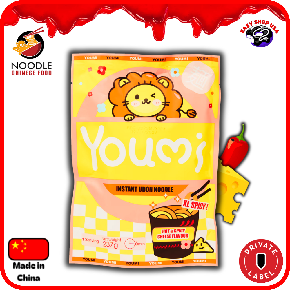 YOUMI - NOUILLE XL HOT & SPICY CHEESE - 237 g