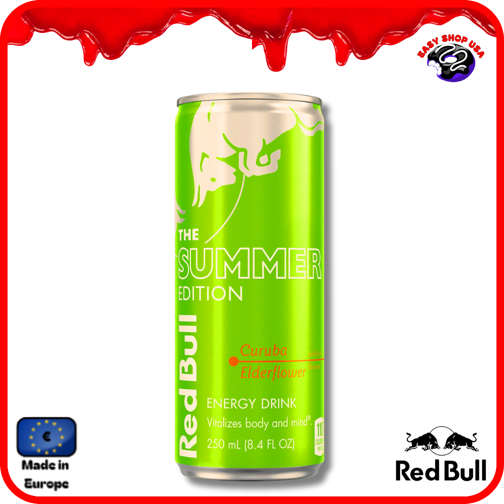 Red Bull Summer Édition - Goût Curuba & Fleur De Sureau - 25cl