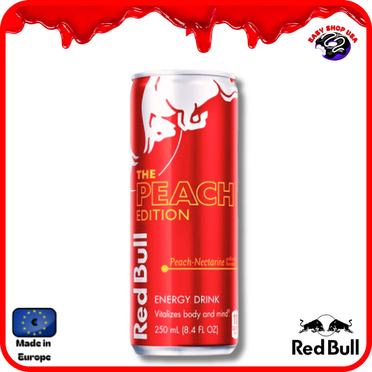 RED BULL PEACH ÉDITION - PÊCHE NECTARINE  - 25cl
