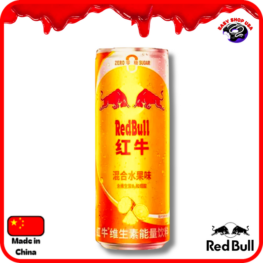 RED BULL - ÉDITION CHINOISE - ANANAS & ORANGE - 325 ml