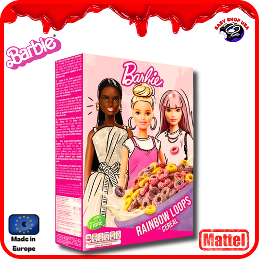 CÉRÉALES BARBIE - ANNEAUX ARC-EN-CIEL - 350 g