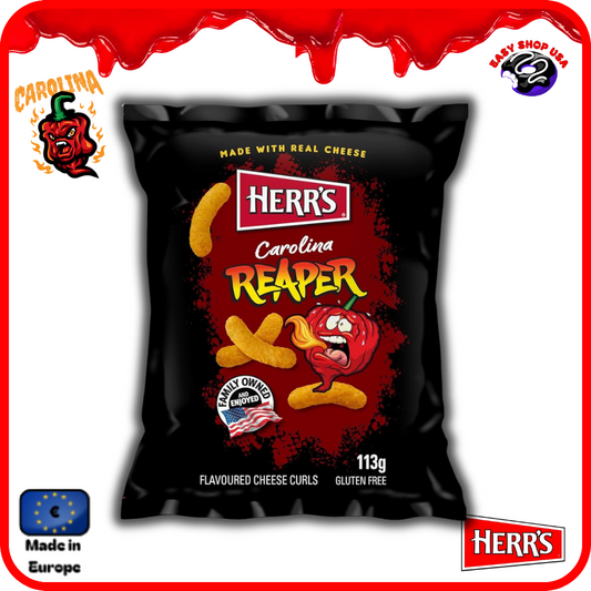 CHIPS HERR'S - GOÛT FROMAGE & CAROLINA REAPER - 113 g