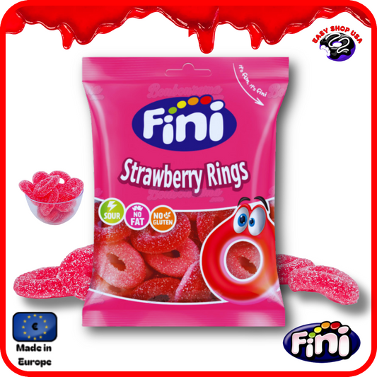 BONBON FINI - CERCLE FRAISE ACIDE - 90g
