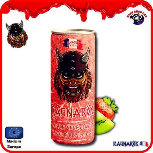 RAGNARÖK ENERGY - FRAISE & KIWI - 25 cl