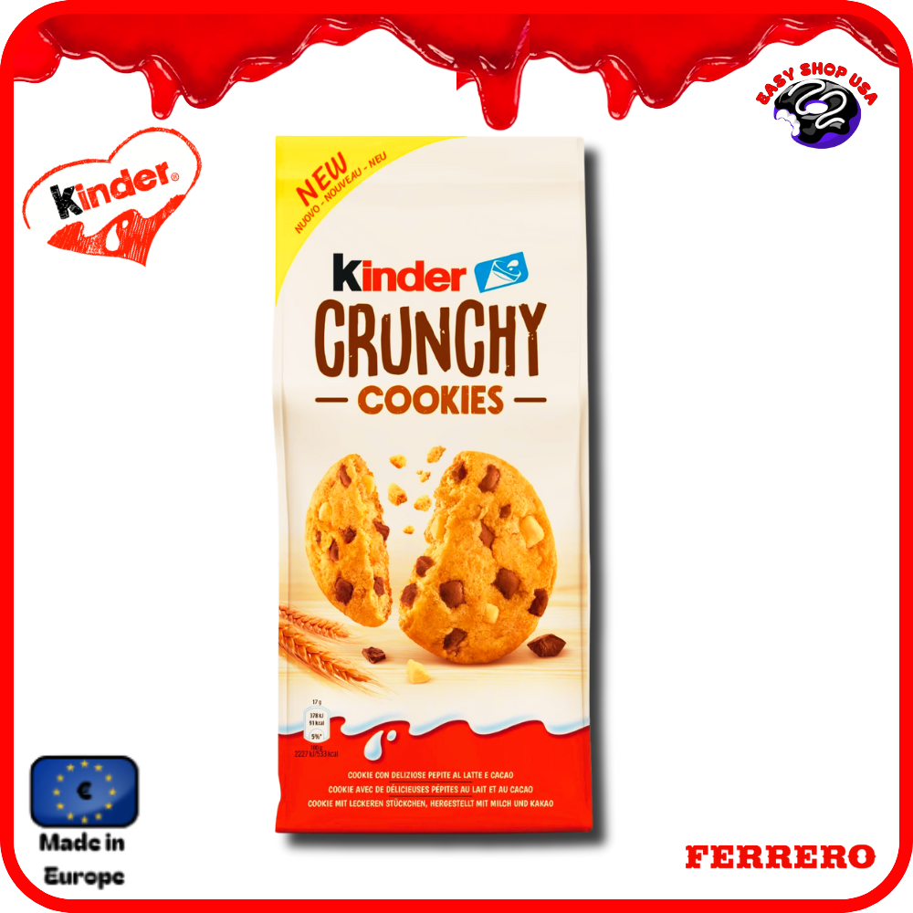 KINDER - CRUNCHY COOKIE x8 - 136 g
