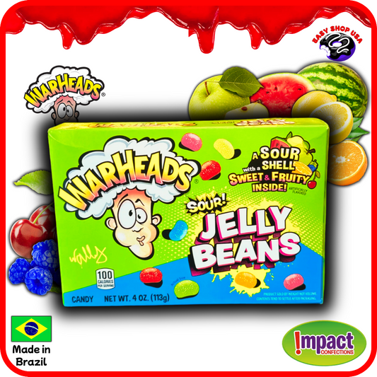 BONBONS FRUITÉS, GELIFIÉS & ACIDULÉS - WARHEADS - 113 g