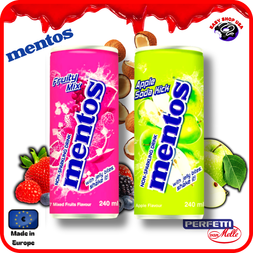 BOISSON MENTOS - POMME / FRUITY MIX - 24 cl