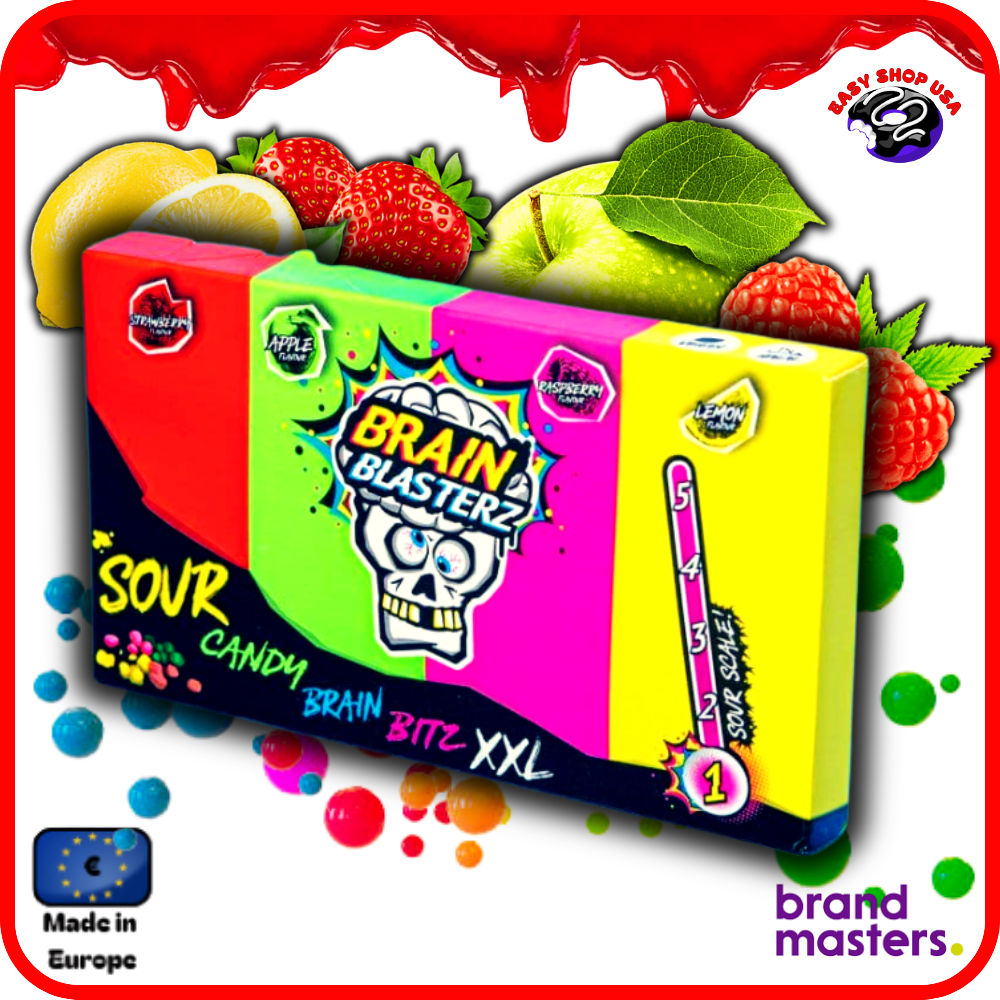 BONBONS BILLES FRUITÉS & ACIDULÉS – BRAIN BLASTERZ – 144 g