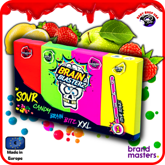 BONBONS BILLES FRUITÉS & ACIDULÉS – BRAIN BLASTERZ – 144 g