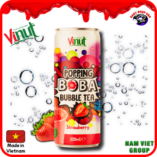 BUBBLE TEA - FRAISE - 32 cl