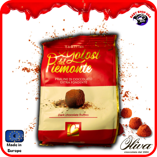 TRUFFE - CHOCOLAT NOIR PRALINÉ - GOLOSI DEL PIEMONTE - 75 g