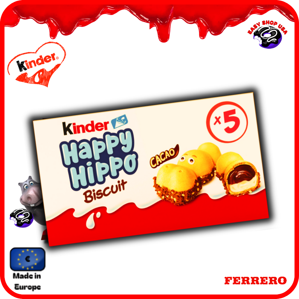 KINDER - HAPPY HIPPO BISCUIT - 20,7 g