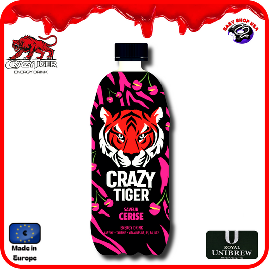 ENERGY DRINK - CRAZY TIGER - CERISE - 1 L