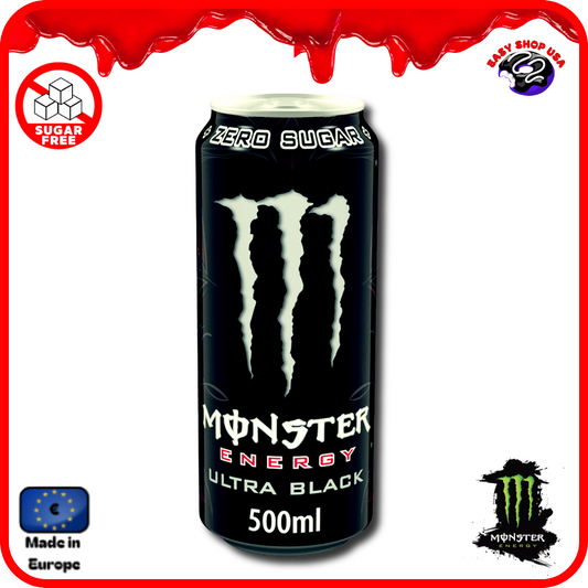 MONSTER ENERGY - ULTRA BLACK - SANS SUCRE - 50 cl