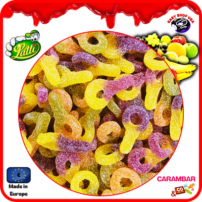 LUTTI - TETINE CITRIQUE MULTIFRUIT - 50/100/250 g