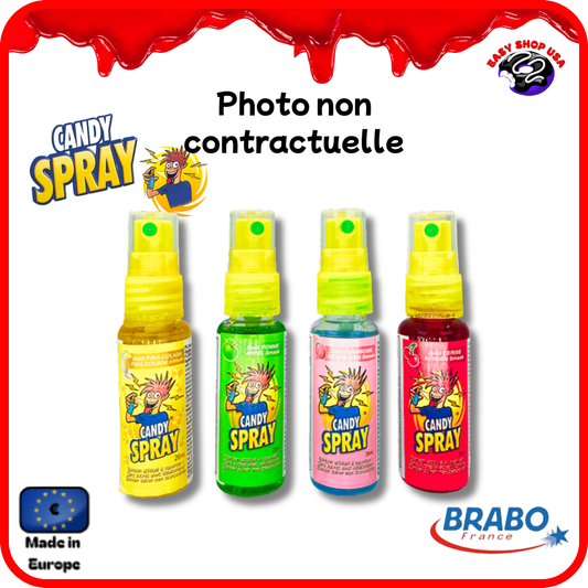 CANDY SPRAY - 12 SAVEURS AU CHOIX - 26ml