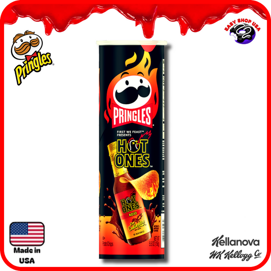 PRINGLES - HOT ONES JALAPENOS - 158g