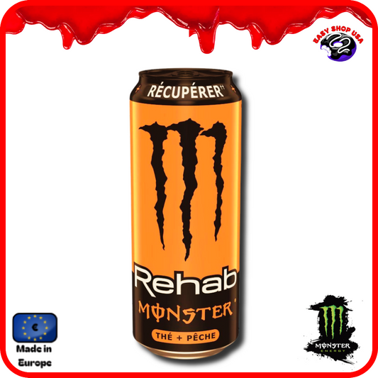 MONSTER REHAB - THÉ + PÊCHE - 50 cl