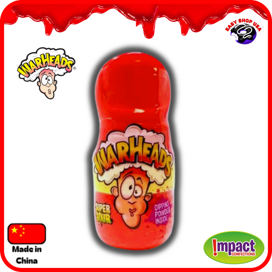🎁 WARHEADS - TETINE & POURDRE ACIDE - FRAISE - 40 g (100% off)