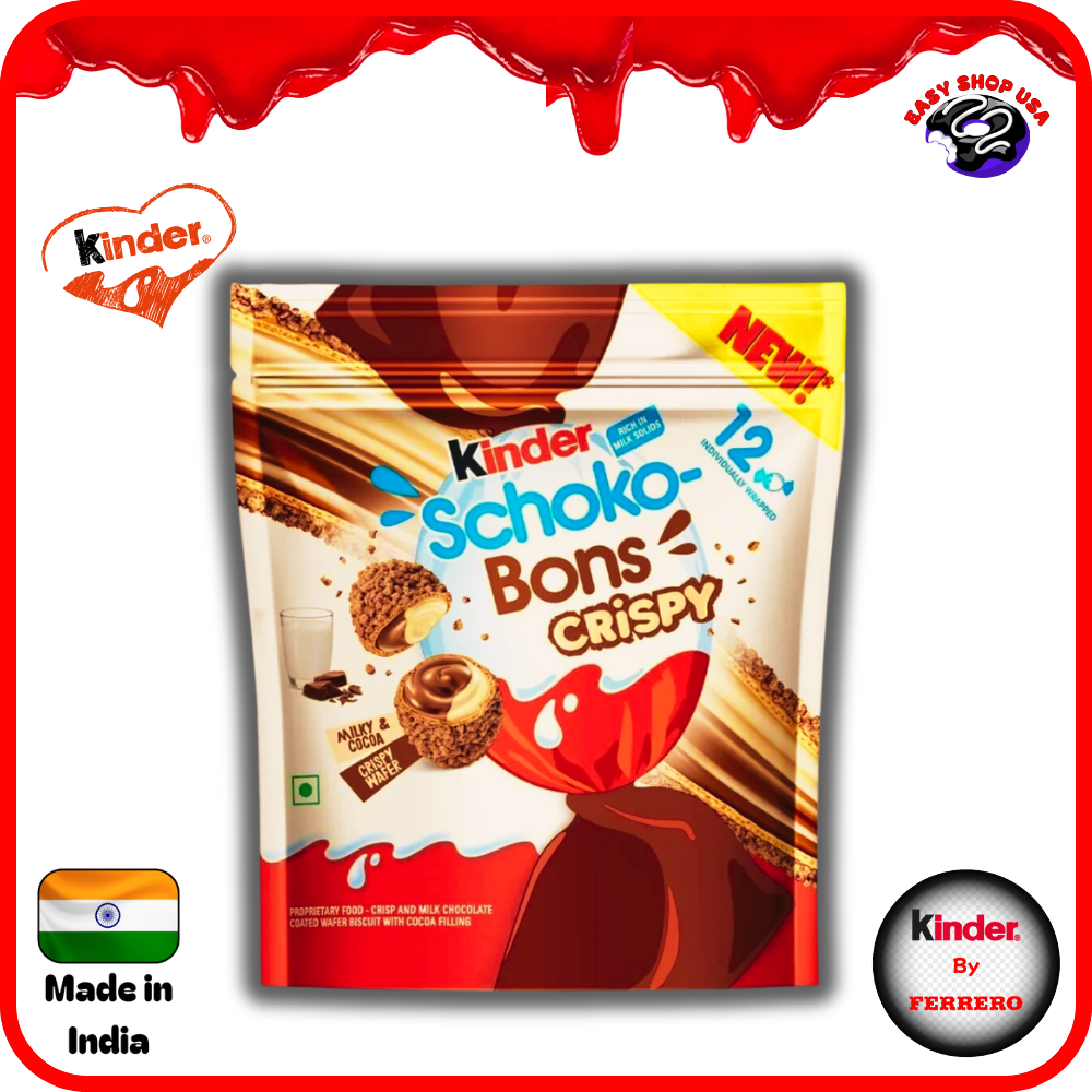KINDER - SCHOKO-BONS CRISPY - x 12