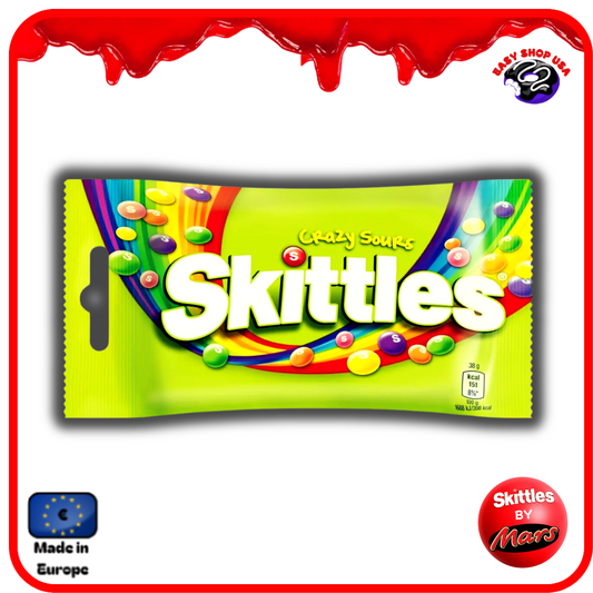 🎁 SKITTLES - CRAZY SOURS - 38g (100% off)