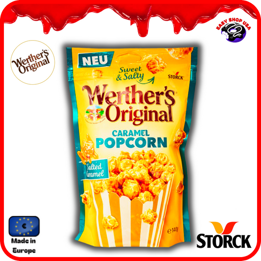 WERTHER'S ORIGINAL - POP CORN CARAMEL SALÉ - 140 g