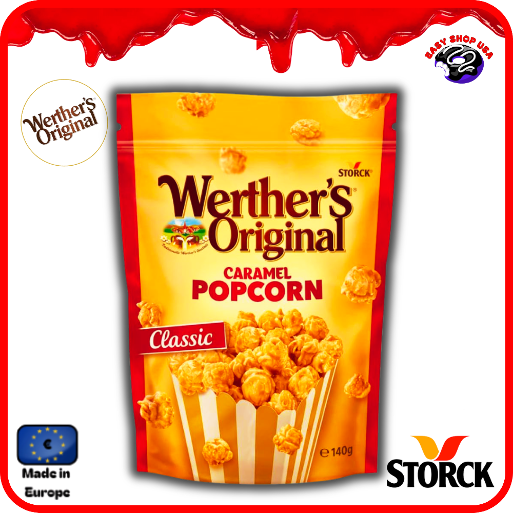WERTHER'S ORIGINAL - POP CORN CARAMEL - 140 g